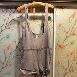 FP Movement Gray Exercise Romper